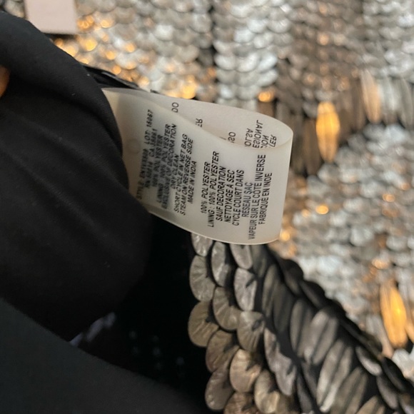 Elie Tahari Java Sequin Top in Platinum - Picture 5 of 12